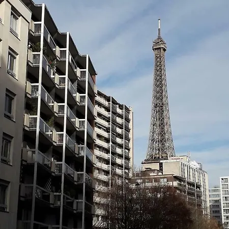Appt Calme Avec Balcon - Tour Eiffel - Seine Apartamento París
